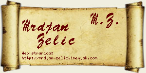 Mrđan Zelić vizit kartica
